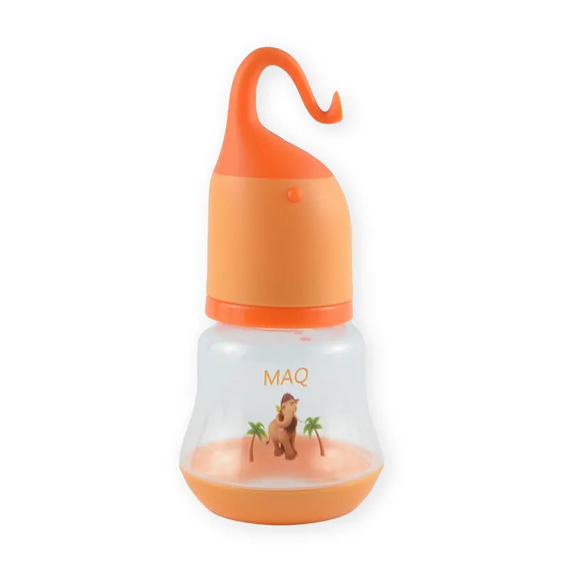 BABY FEEDING BOTTLE ELEPHANT ORANGE MAQ