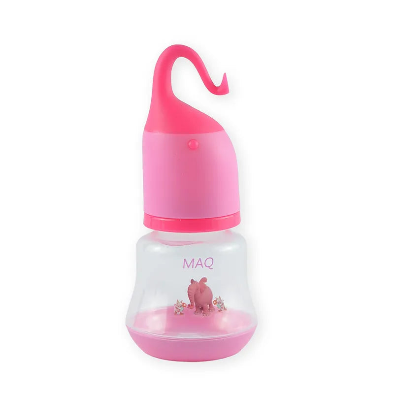 BABY FEEDING BOTTLE ELEPHANT PINK MAQ