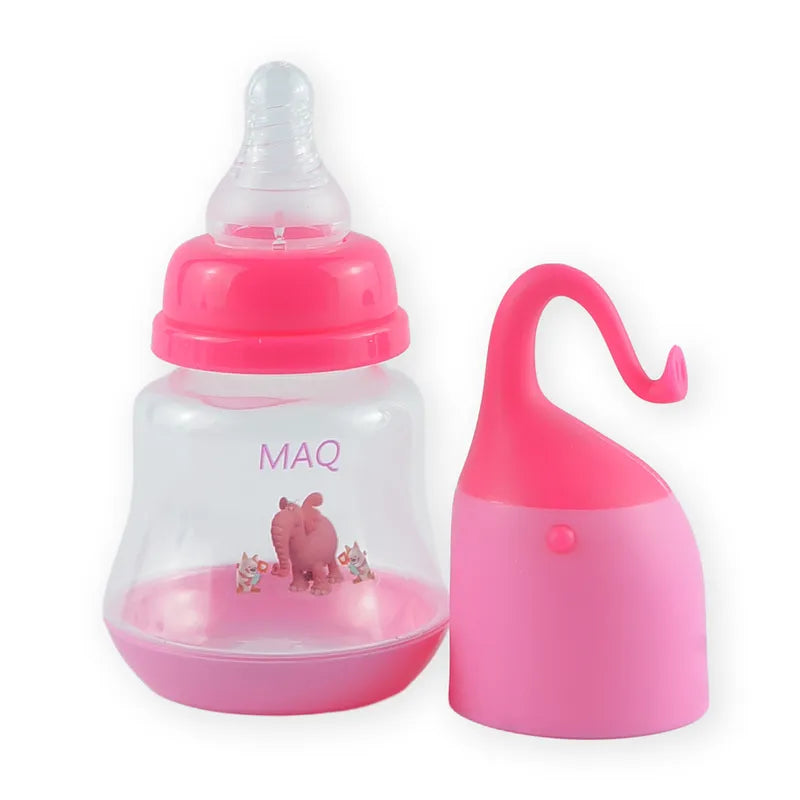 BABY FEEDING BOTTLE ELEPHANT PINK MAQ - image 3