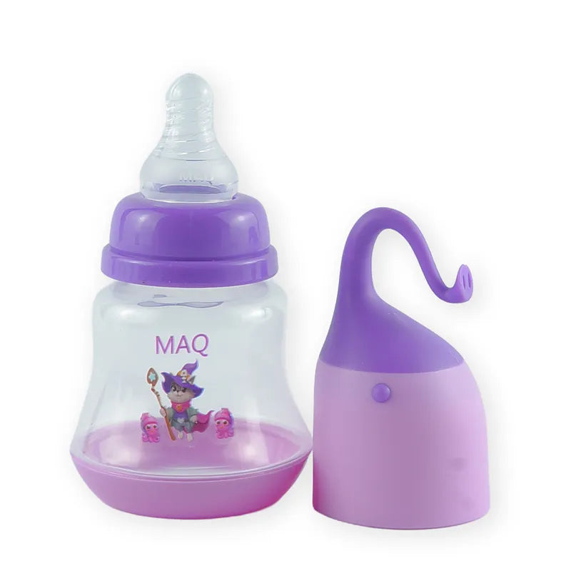 BABY FEEDING BOTTLE ELEPHANT PURPLE MAQ - image 3
