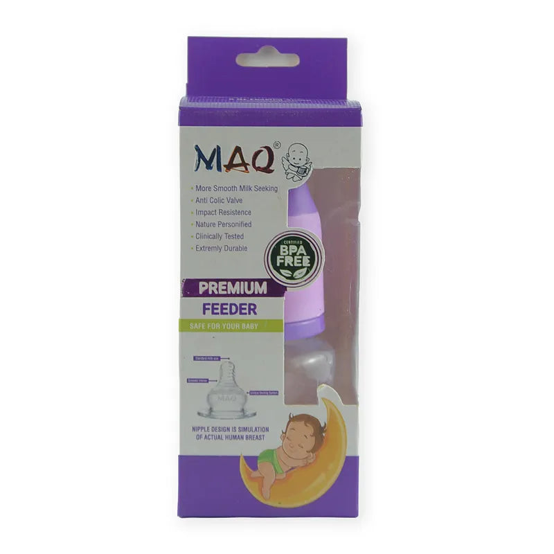 BABY FEEDING BOTTLE ELEPHANT PURPLE MAQ - image 2