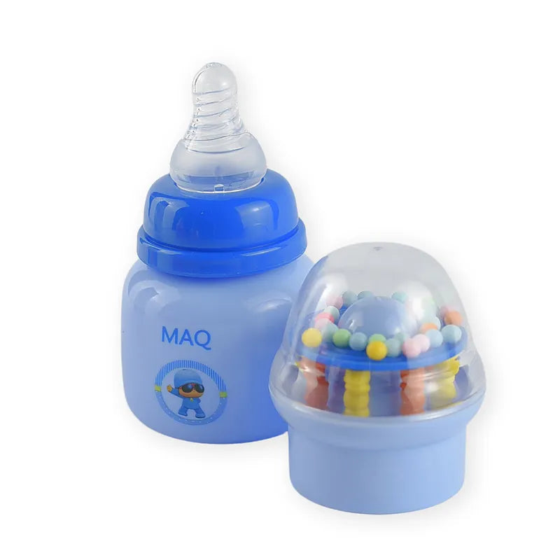 BABY FEEDING BOTTLE RATTLE CAP BLUE MAQ - image 6