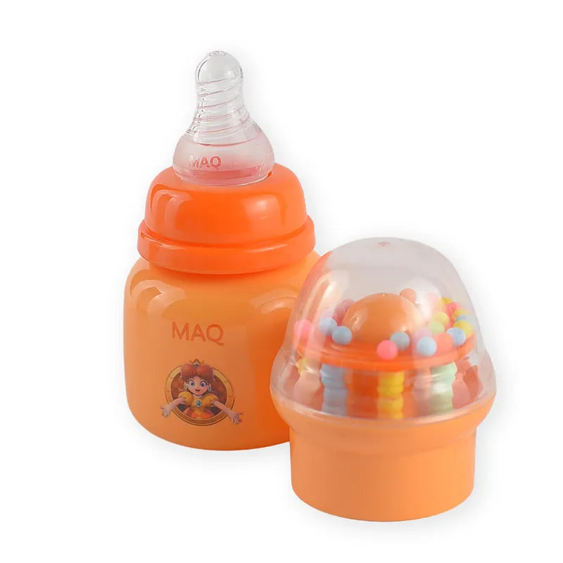 BABY FEEDING BOTTLE RATTLE CAP ORANGE MAQ - image 6