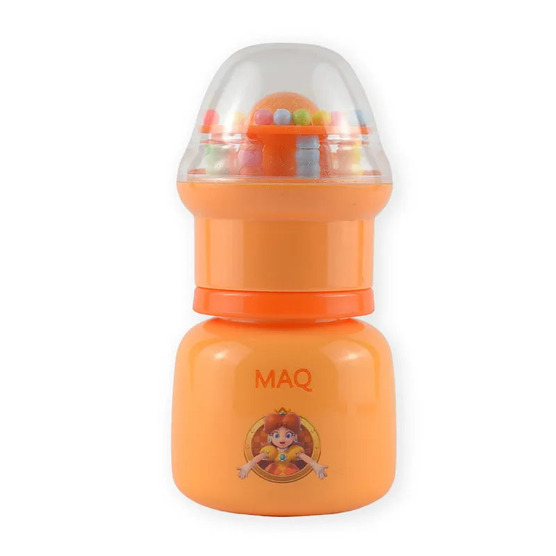 BABY FEEDING BOTTLE RATTLE CAP ORANGE MAQ - image 4