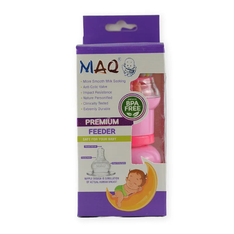 BABY FEEDING BOTTLE RATTLE CAP PINK MAQ - image 2