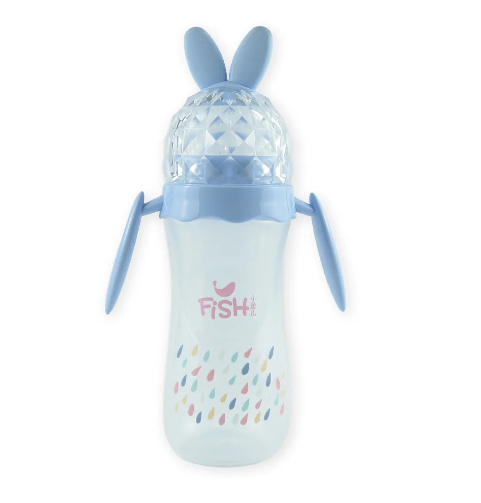BABY FEEDING BOTTLE ROCKET DESIGN BLUE FISH