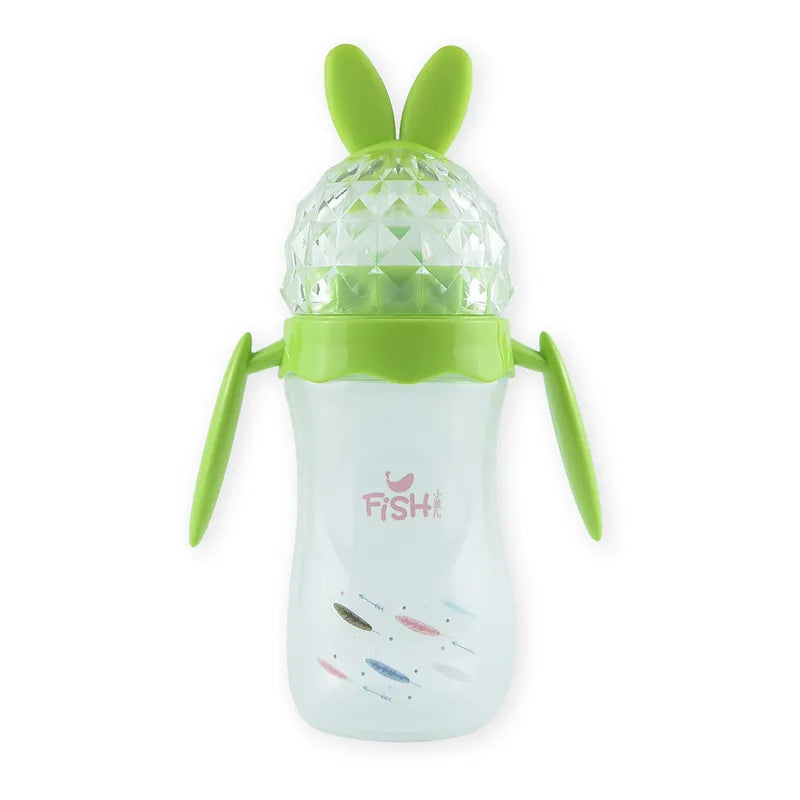 BABY FEEDING BOTTLE ROCKET DESIGN GREEN FISH - image 3