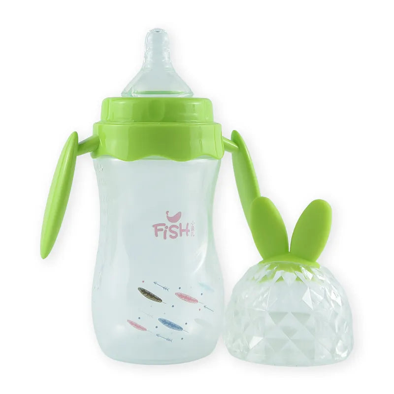 BABY FEEDING BOTTLE ROCKET DESIGN GREEN FISH - image 2