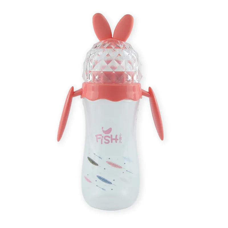 BABY FEEDING BOTTLE ROCKET DESIGN ORANGE FISH