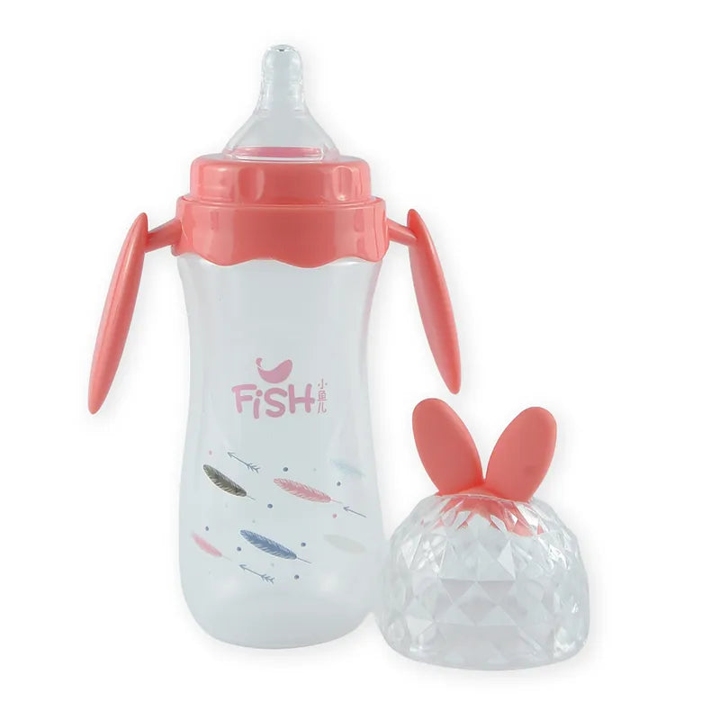 BABY FEEDING BOTTLE ROCKET DESIGN ORANGE FISH - image 2