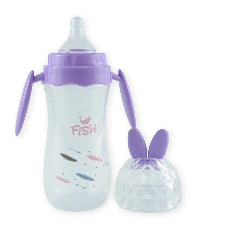 BABY FEEDING BOTTLE ROCKET DESIGN PURPLE FISH - image 4