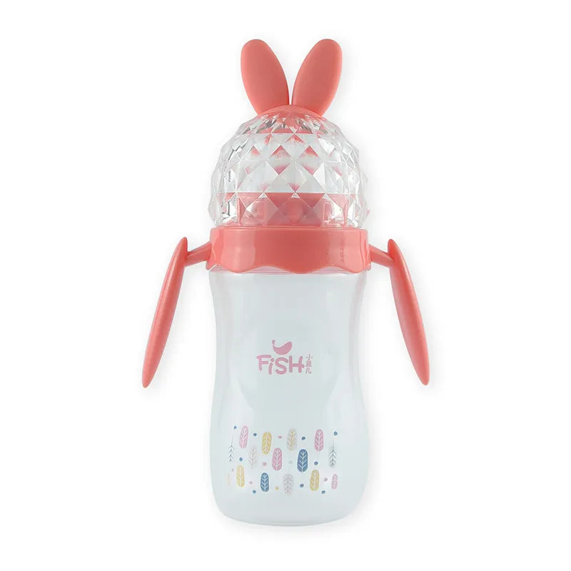 BABY FEEDING BOTTLE ROCKET DESIGN SKIN BROWN FISH