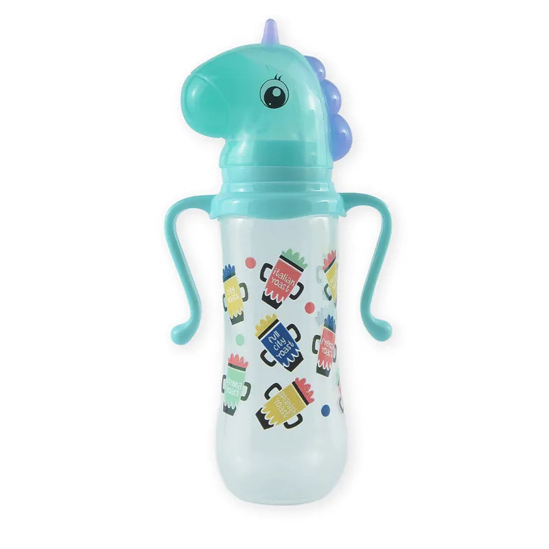 BABY FEEDING BOTTLE UNICORN CYAN FISH