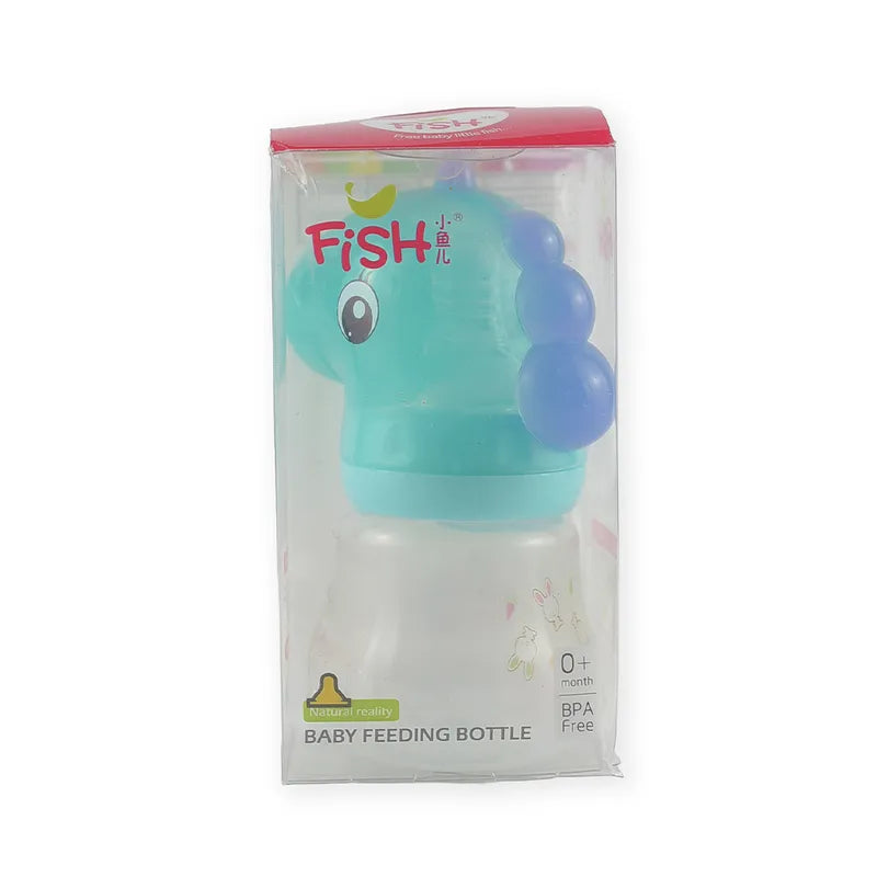 BABY FEEDING BOTTLE UNICORN DARK GREEN FISH - image 4
