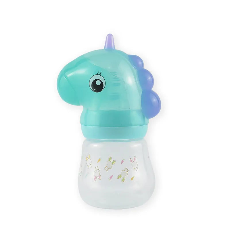 BABY FEEDING BOTTLE UNICORN DARK GREEN FISH - image 3