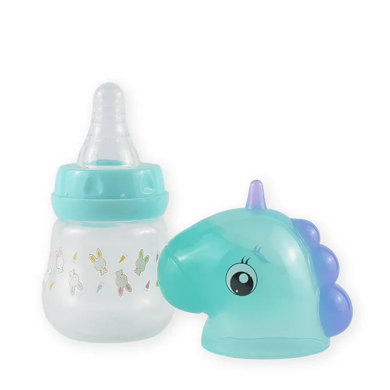 BABY FEEDING BOTTLE UNICORN DARK GREEN FISH - image 2