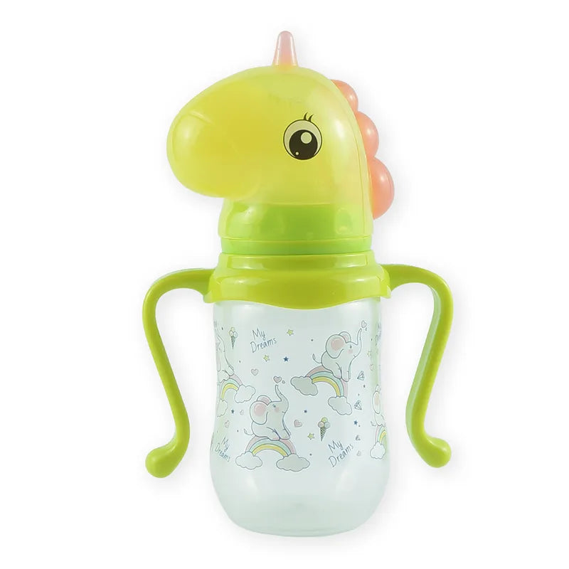 BABY FEEDING BOTTLE UNICORN GREEN FISH - image 5