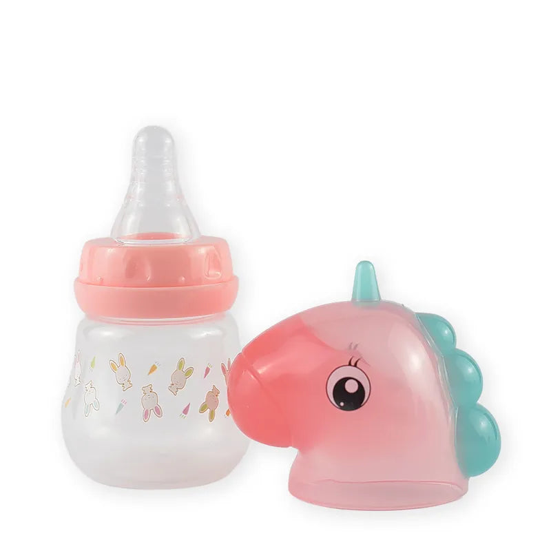 BABY FEEDING BOTTLE UNICORN SKIN BROWN FISH - image 2
