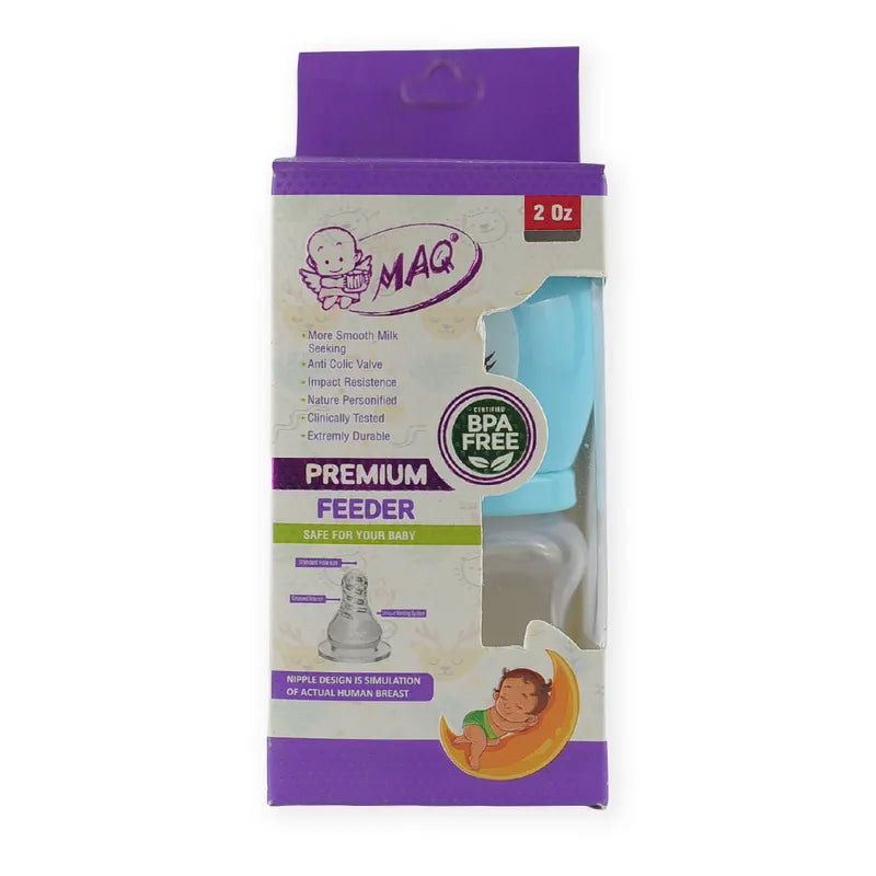 BABY FEEDING BOTTLE WIDE NECK CYAN MAQ - image 4