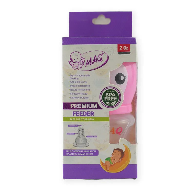 BABY FEEDING BOTTLE WIDE NECK PINK MAQ - image 4