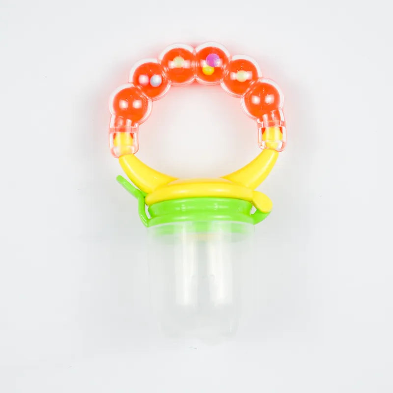 BABY FRUIT PACIFIER RATTLE YELLOW - image 4