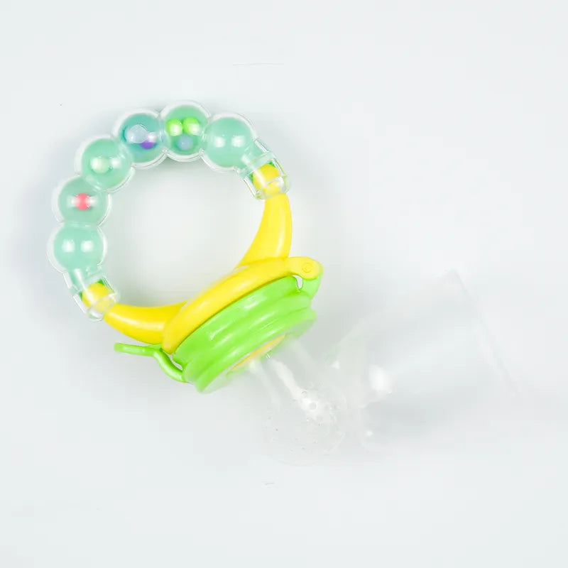 BABY FRUIT PACIFIER RATTLE YELLOW - image 3