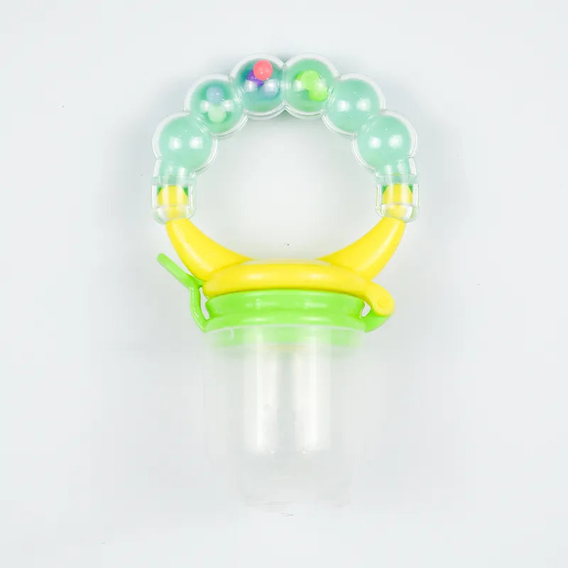 BABY FRUIT PACIFIER RATTLE YELLOW - image 2