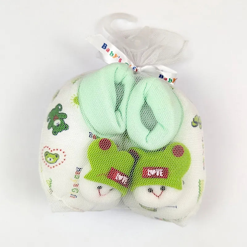 BABY GIFT BOOTIES THAI PRINTED GREEN - image 2
