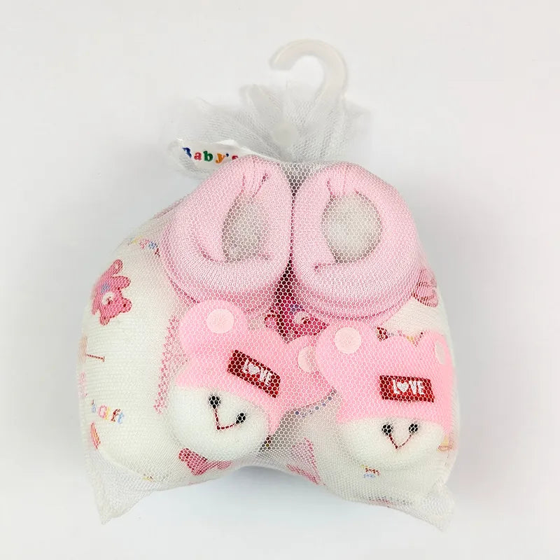 BABY GIFT BOOTIES THAI PRINTED PINK - image 2
