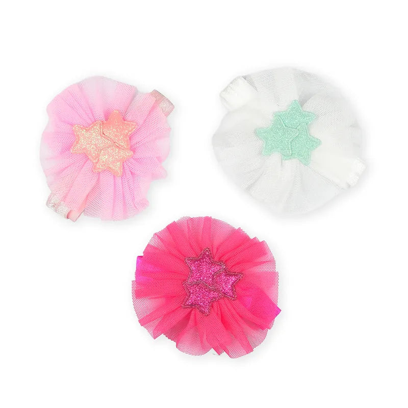 BABY GIRL FANCY STAR HEADBAND SET 3PCS