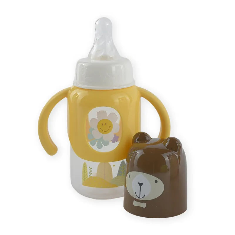 BABY PLASTIC FEEDER BOTTLE BEAR BROWN - image 4