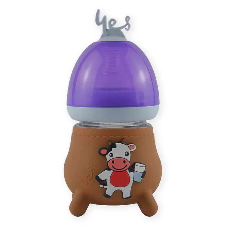 BABY GLASS FEEDER COVER BROWN