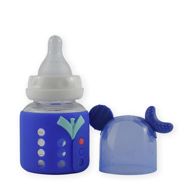 BABY GLASS FEEDER DARK BLUE YES - image 2