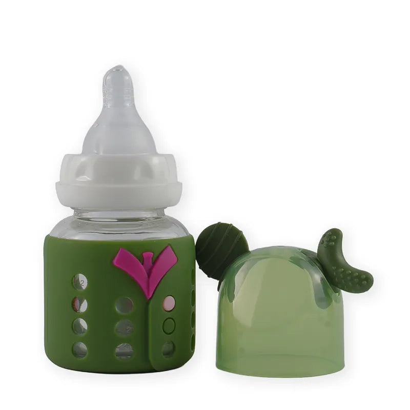 BABY GLASS FEEDER DARK GREEN YES - image 2