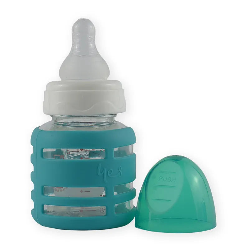 BABY GLASS FEEDER GREEN YES - image 2