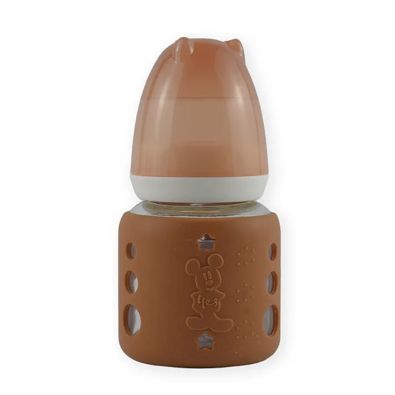 BABY GLASS FEEDER MICKEYMOUSE BROWN YES