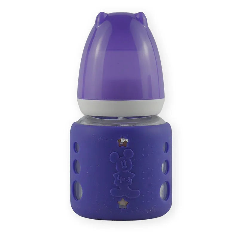 BABY GLASS FEEDER MICKEYMOUSE DARK PURPLE YES