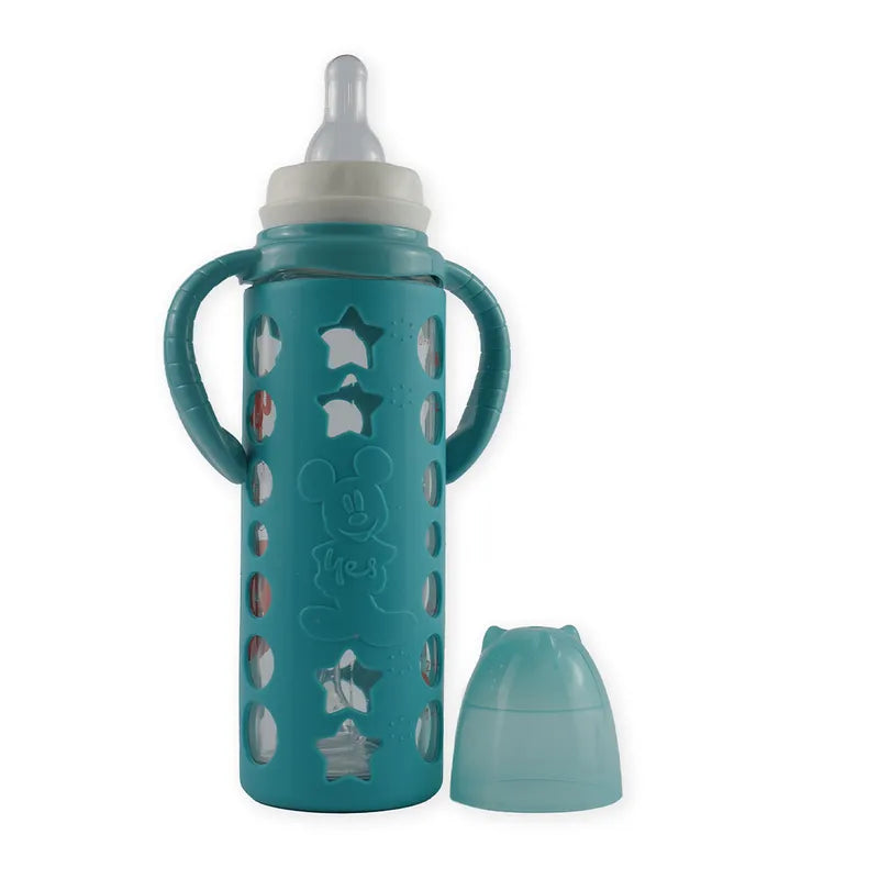 BABY GLASS FEEDER MICKEYMOUSE GREEN YES - image 2