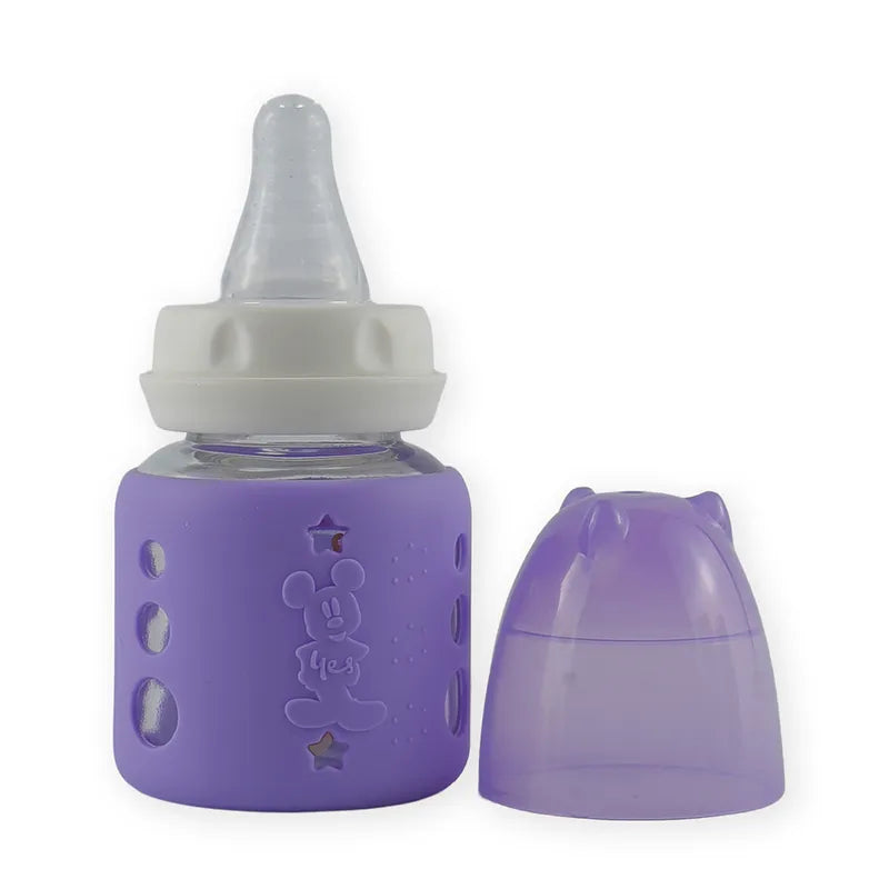 BABY GLASS FEEDER MICKEYMOUSE PURPLE YES - image 4