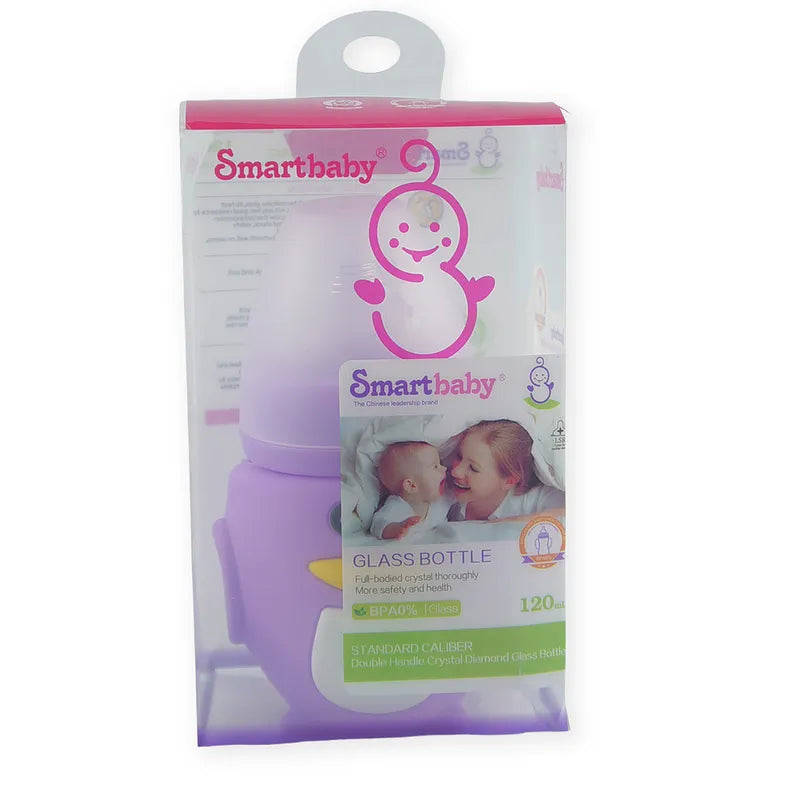 BABY GLASS FEEDER PENGUIN PURPLE - image 2