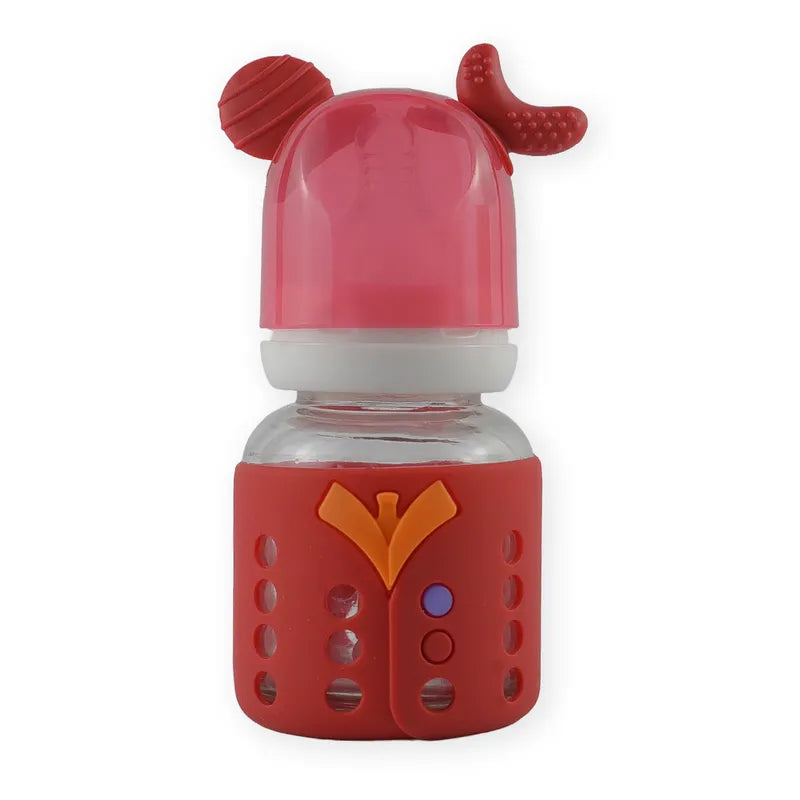 BABY GLASS FEEDER RED YES