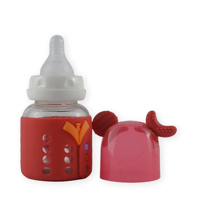 BABY GLASS FEEDER RED YES - image 2