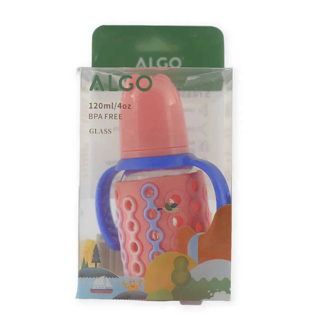 BABY GLASS FEEDER SILICONE COVERED SKIN - image 2