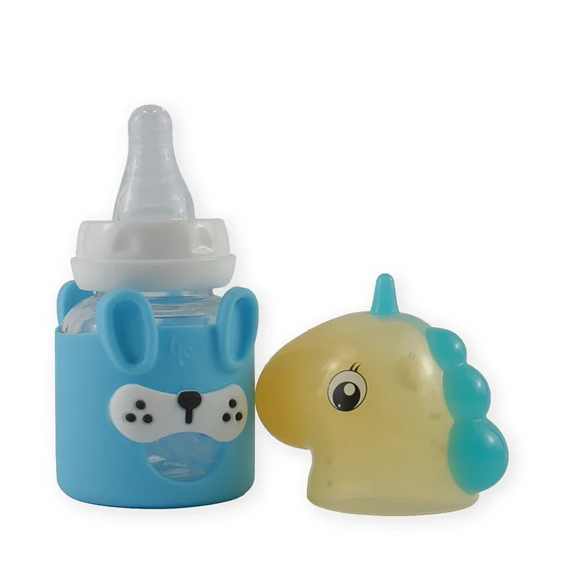 BABY GLASS FEEDER UNICORN GREEN - image 2