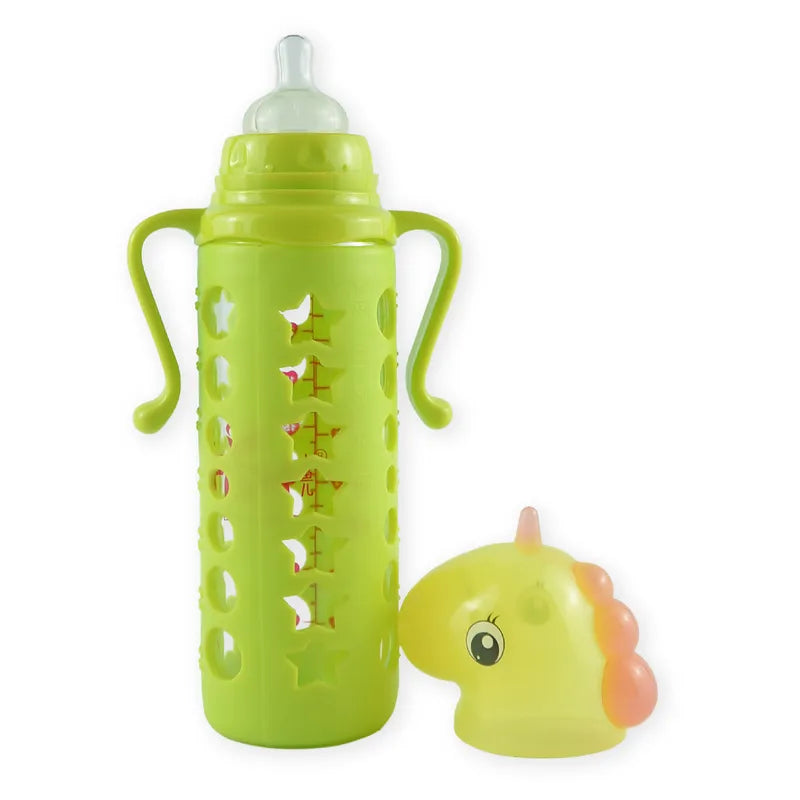 BABY GLASS FEEDER UNICORN GREEN FISH - image 4