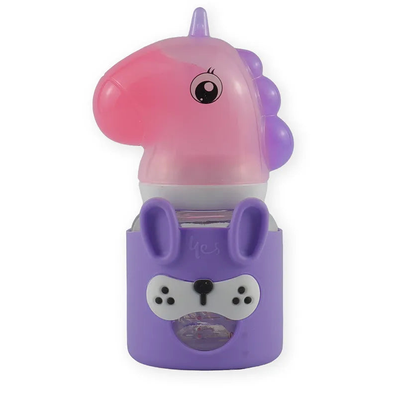 BABY GLASS FEEDER UNICORN LIGHT PURPLE