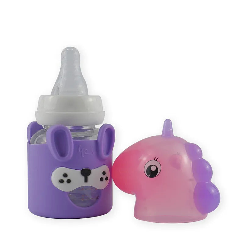 BABY GLASS FEEDER UNICORN LIGHT PURPLE - image 2