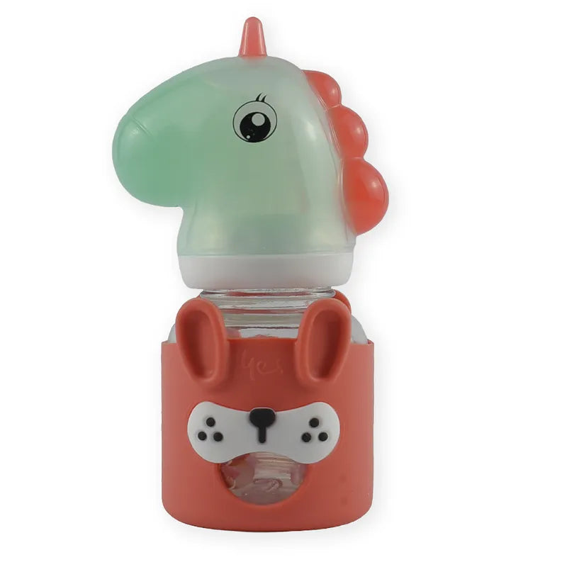 BABY GLASS FEEDER UNICORN SKIN BROWN