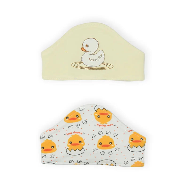 BABY HAIR BAND 2PCS SET DUCK YELLOW