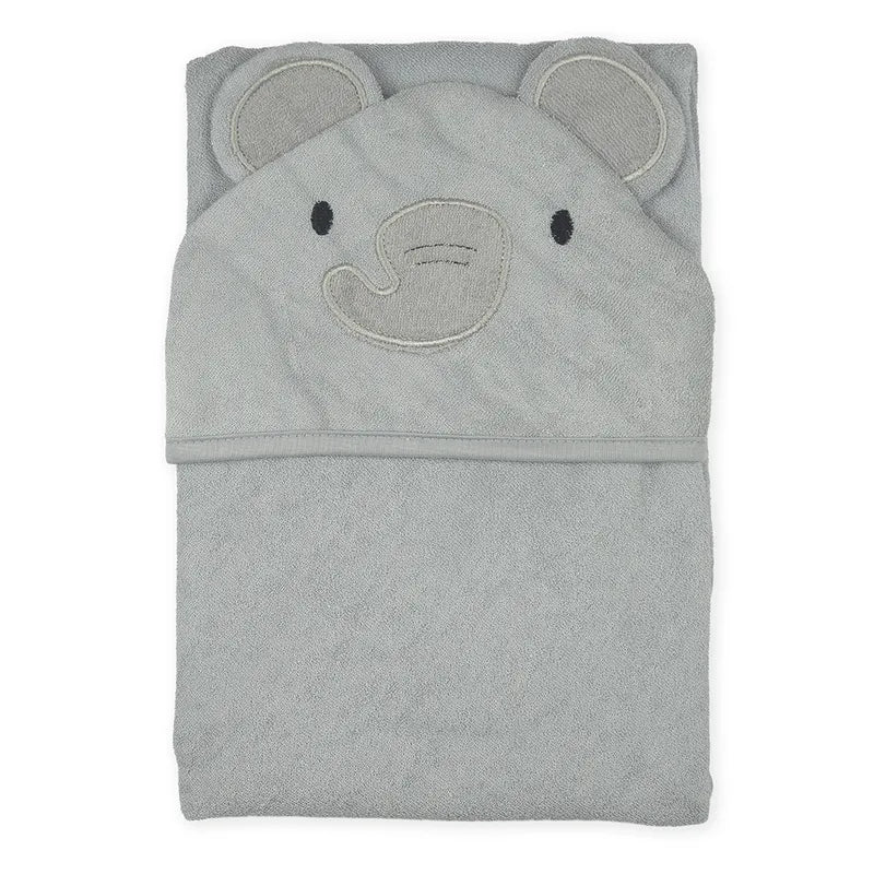 BABY HOODED BATH TOWEL 6PCS SET ELEPHANT GREY - image 3